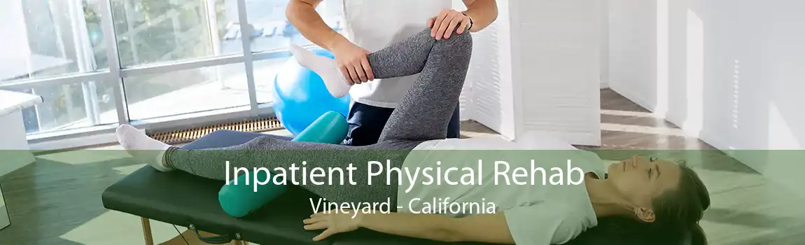 Inpatient Physical Rehab Vineyard - California